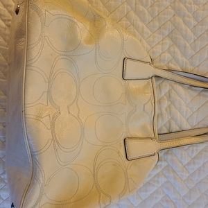 Coach purse with some stains